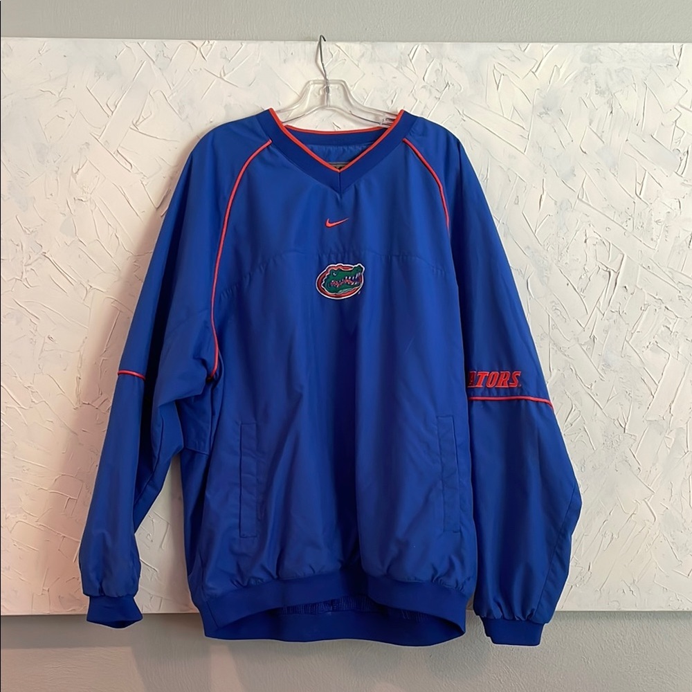 Nike Blue and Red Gators Pullover